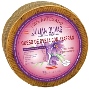 Queso de Oveja con Azafrán Julián Olivas