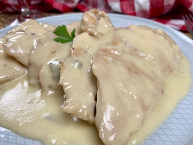Pechugas de pollo con queso 1980