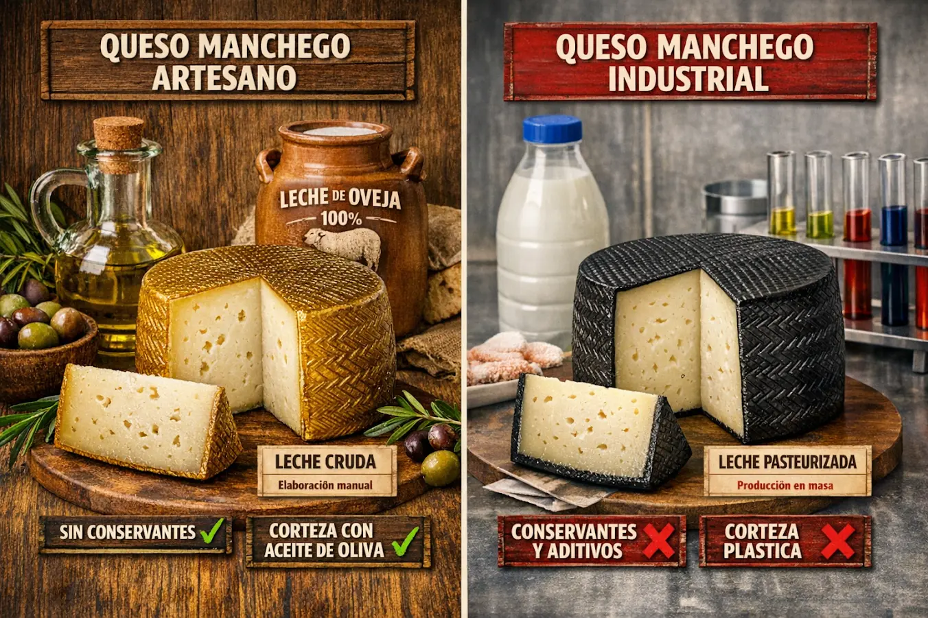 razones por las que nuestro queso de Albacete no es como el del supermercado