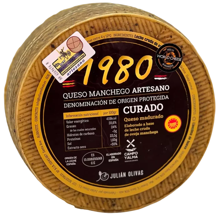 Maestro Quesero Artesano Manchego 8 Julian Olivas Queso Manchego 1980 Curado E1693222056411 (2)