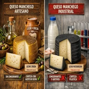 razones por las que nuestro queso de Albacete no es como el del supermercado 5 Artesano Frente Industrial (2)